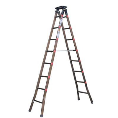 Thang nhôm chữ A phổ thông 3m Boodoor N30 (Xi nâu) Thang nhôm chữ A phổ thông 3m Boodoor N30 (Xi nâu)