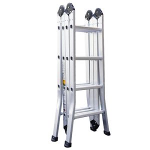 Thang nhôm gấp 4 khúc nhôm dày 1.5mm Boodoor GK25