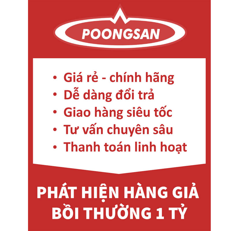 thương hiệu poongsan chính hãng.