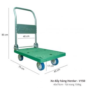 Xe đẩy 4 bánh cao cấp V150 – 150kg