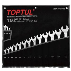 Bộ cờ lê vòng miệng hệ inch TOPTUL GPBW1601