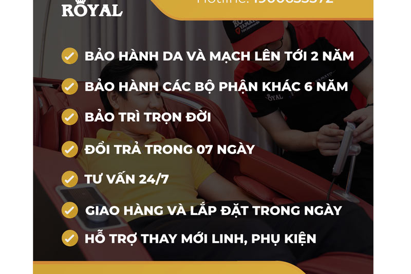 GHẾ MASSAGE ROYAL R1800