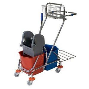 Xe đẩy vắt cây lau nhà 2 ngăn HiClean HC087