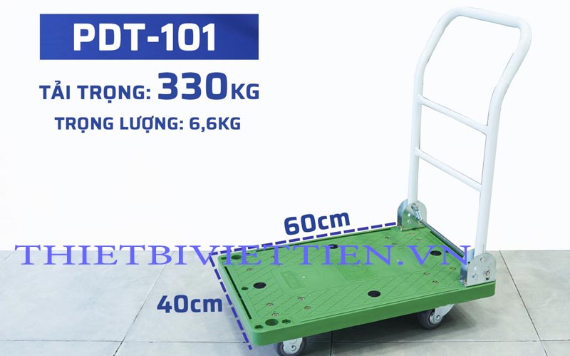 Xe đẩy hàng 4 bánh Hàn Quốc JoongWon PDT-101 (330Kg)