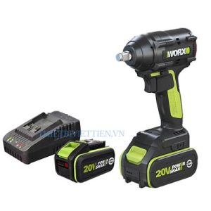 Máy siết bu lông dùng pin 20V Max Worx Green WU279