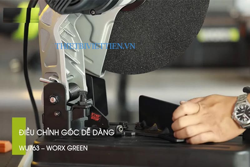 Máy cắt sắt Worx Green WU763 (2.400W, 355mm)
