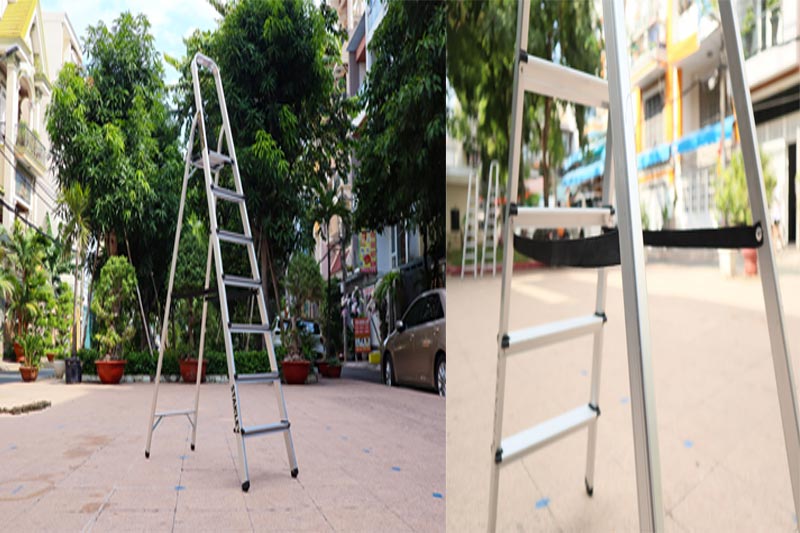 Thang nhôm ghế 7 bậc Stanley SXLDAL-007