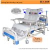 Giường Bệnh Nhân Đa Năng 4 Tay Quay LUCASS GB-C41