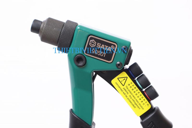 Kềm bấm riveter trợ lực 8in/200mm Sata 90501