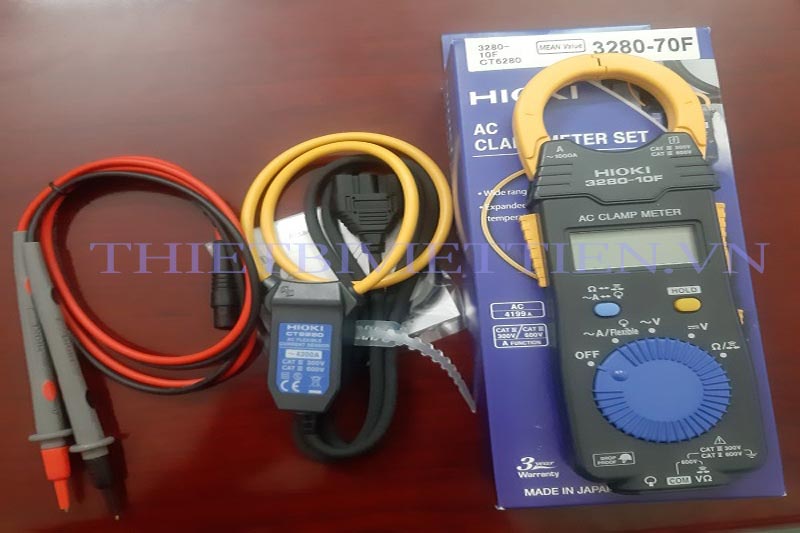 Bộ kit Ampe kìm AC Hioki 3280-70F (1000A, kìm dây mềm 4200A)