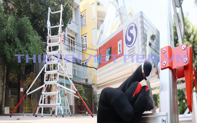 Thang nhôm an toàn Hàn Quốc IG AMK-45108