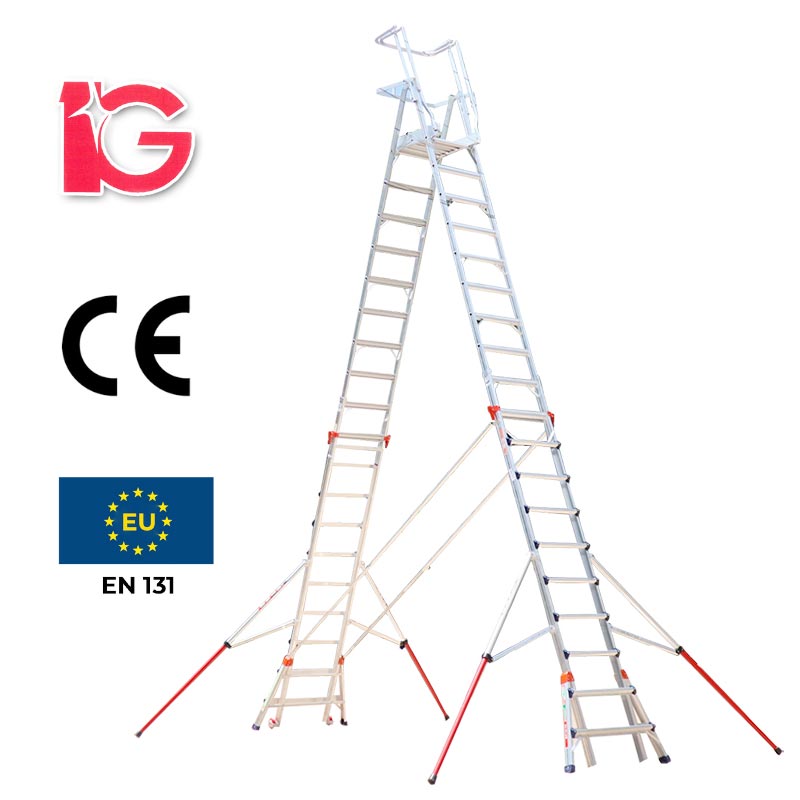 Thang nhôm an toàn Hàn Quốc IG AMK-551210 Thang nhôm an toàn Hàn Quốc IG AMK-551210