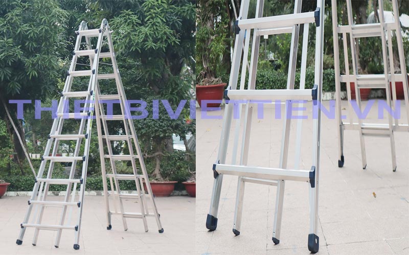 Thang Nhôm Gấp Chữ A Hàn Quốc IG LS50