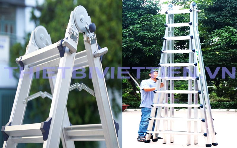 Thang Nhôm Gấp Chữ A Hàn Quốc IG LS50
