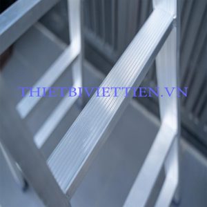 Thang nhôm Hàn Quốc khóa sập tự động Poongsan OA-7